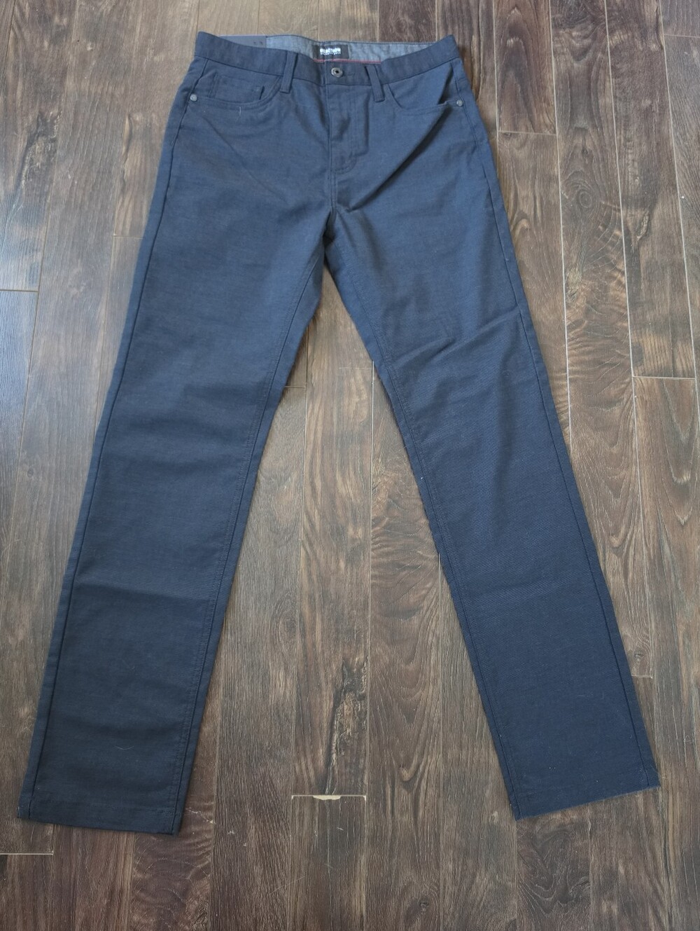 Kenneth Cole Reaction MEN Straight Fit Stretch Leg Casual Pants NAVY Blue 30x 32